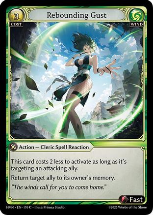 Rebounding Gust (170) - Abyssal Heaven Foil