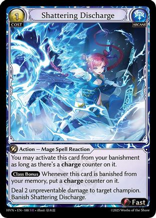 Shattering Discharge (188) - Abyssal Heaven Foil