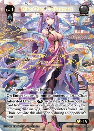 Diao Chan, Enchantress (CSR) (004) - Abyssal Heaven Foil