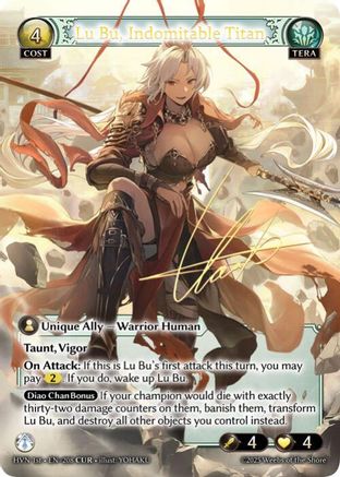 Lu Bu, Indomitable Titan (CUR) (208) - Abyssal Heaven