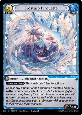 Frostnip Pirouette (053) - Promotional Cards Foil