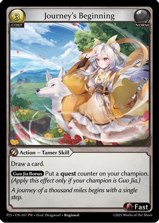 Journey's Beginning (057) - Promotional Cards