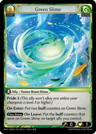 Green Slime (026) - Silvie Slime Sovreign Re Collection Lite