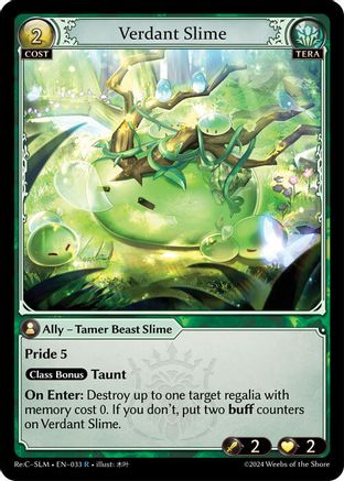 Verdant Slime (033) - Silvie Slime Sovreign Re Collection Lite