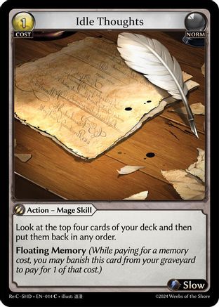 Idle Thoughts (014) - Tristan Shadowdancer ReCollection Lite
