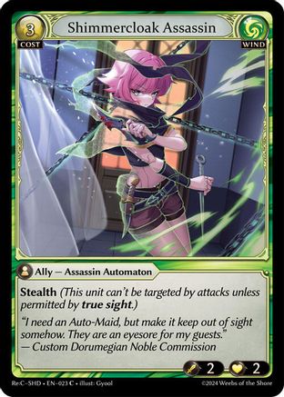 Shimmercloak Assassin (023) - Tristan Shadowdancer ReCollection Lite