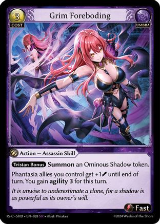 Grim Foreboding (028) - Tristan Shadowdancer ReCollection Lite