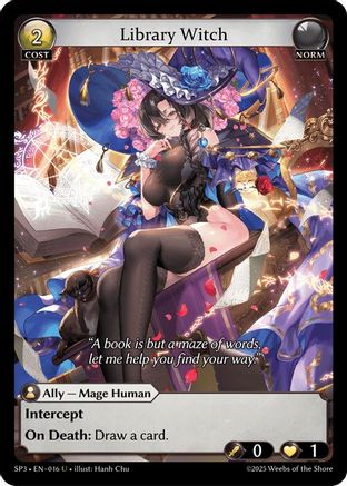 Library Witch (016) - Supporter Pack 3 Foil