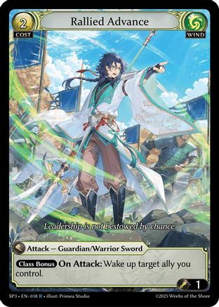 Rallied Advance (018) - Supporter Pack 3 Foil