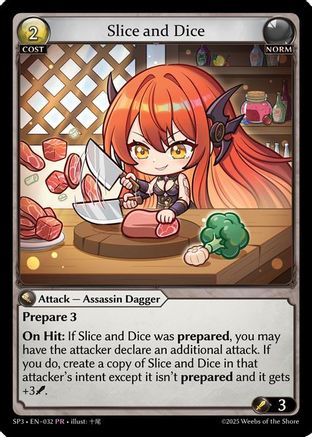 Slice and Dice (032) (032) - Promotional Cards