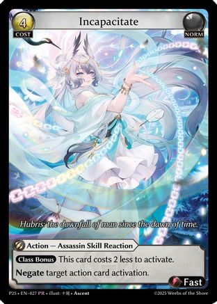 Incapacitate (027) (027) - Promotional Cards