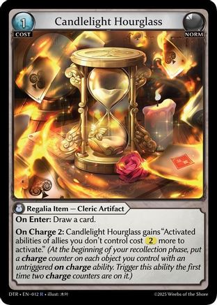 Candlelight Hourglass (012) - Distorted Reflections