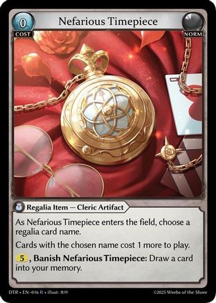 Nefarious Timepiece (016) - Distorted Reflections