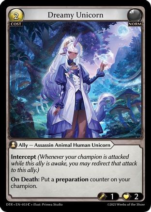 Dreamy Unicorn (053) - Distorted Reflections Foil