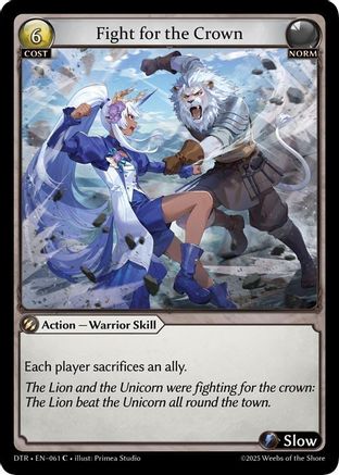 Fight for the Crown (061) - Distorted Reflections Foil