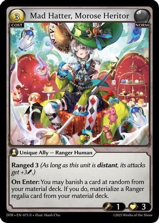 Mad Hatter, Morose Heritor (075) - Distorted Reflections Foil