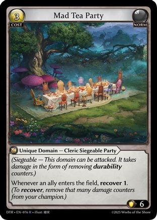 Mad Tea Party (076) - Distorted Reflections Foil