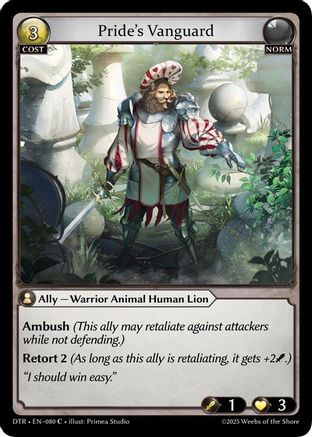 Pride's Vanguard (080) - Distorted Reflections Foil