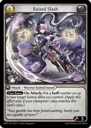 Raised Slash (081) - Distorted Reflections