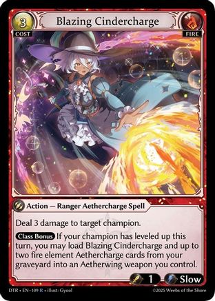 Blazing Cindercharge (109) - Distorted Reflections