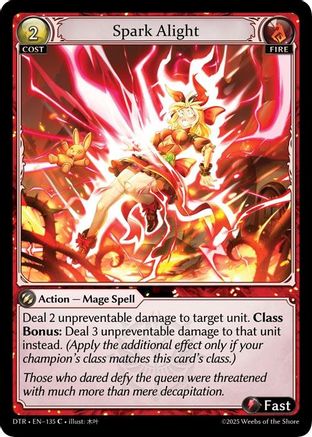 Spark Alight (135) - Distorted Reflections Foil