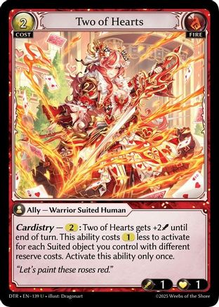 Two of Hearts (139) - Distorted Reflections