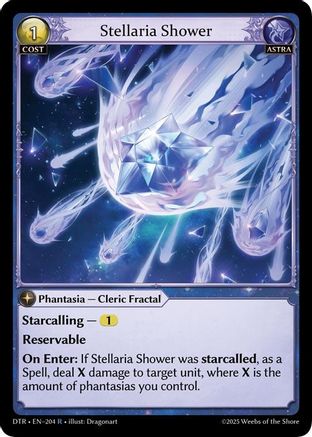 Stellaria Shower (204) - Distorted Reflections