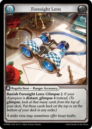Foresight Lens (11) - Distorted Reflections Starter Decks
