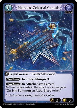 Pleiades, Celestial Genesis (21) - Distorted Reflections Starter Decks