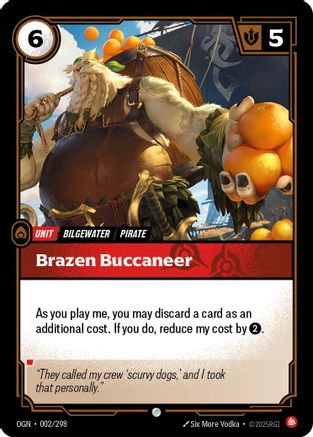 Brazen Buccaneer (002/298) CN - Origins Foil