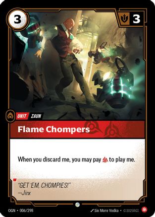 Flame Chompers (006/298) CN - Origins Foil