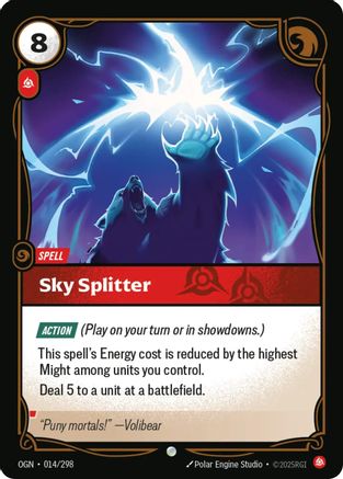 Sky Splitter (014/298) CN - Origins Foil
