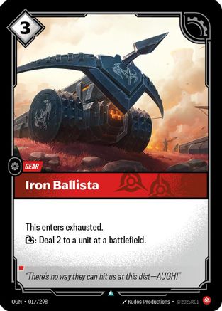 Iron Ballista (017/298) CN - Origins Foil