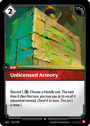 Unlicensed Armory (023/298) CN - Origins Foil