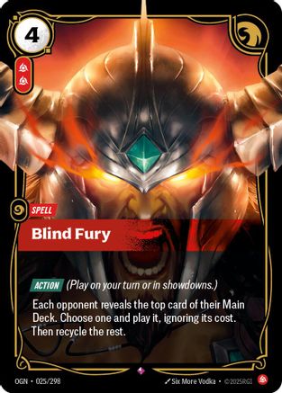 Blind Fury (025/298) CN - Origins Foil