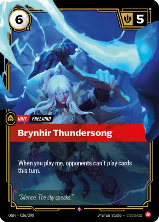 Brynhir Thundersong (026/298) CN - Origins Foil