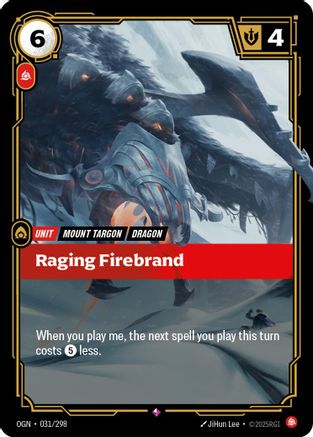 Raging Firebrand (031/298) CN - Origins Foil