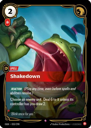 Shakedown (033/298) CN - Origins Foil