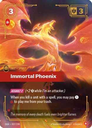 Immortal Phoenix (037/298) CN - Origins Foil