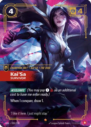 Kai'Sa - Survivor (039/298) CN - Origins Foil