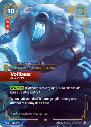 Volibear - Furious (041/298) CN - Origins Foil