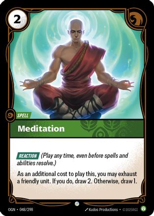 Meditation (048/298) CN - Origins