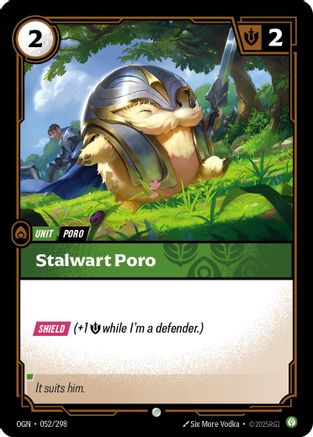 Stalwart Poro (052/298) CN - Origins Foil