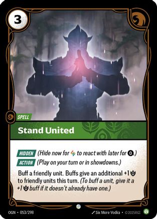 Stand United (053/298) CN - Origins Foil