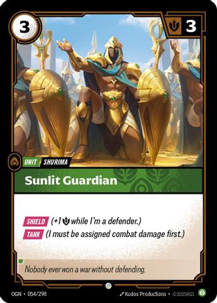 Sunlit Guardian (054/298) CN - Origins Foil