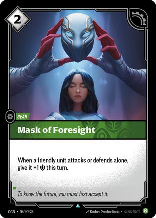 Mask of Foresight (060/298) CN - Origins