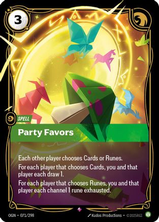 Party Favors (071/298) CN - Origins Foil