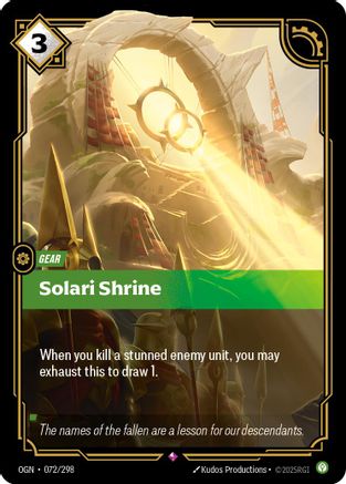 Solari Shrine (072/298) CN - Origins Foil