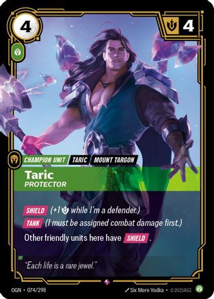 Taric - Protector (074/298) CN - Origins Foil