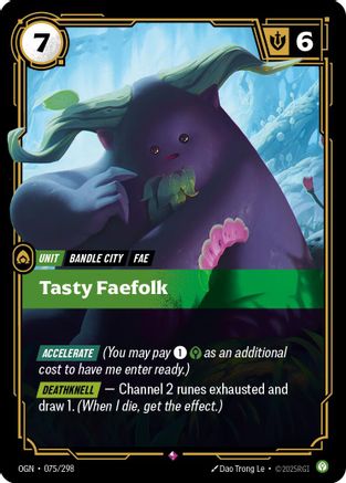 Tasty Faefolk (075/298) CN - Origins Foil